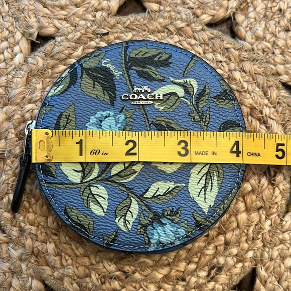 Coach Floral Round Coin Purse NWOT - Picture 7 of 7